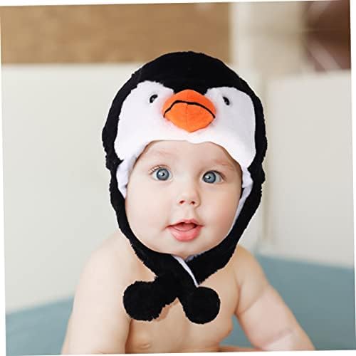4 Pcs Penguin Cosplay Hat for Kids Party Fun Plush Headwear