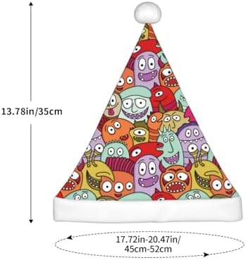 Funny Monster Santa Hat for Kids Christmas Party Headwear