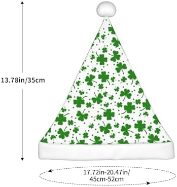 St Patricks Day Santa Hat for Kids Christmas Party Headwear