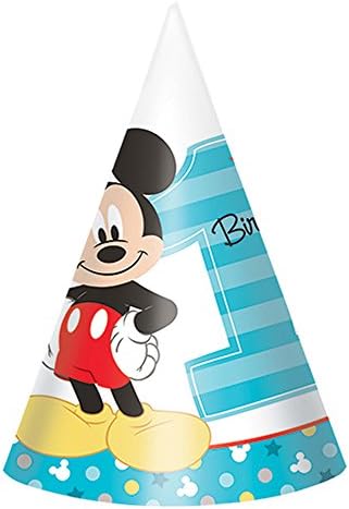 Amscan Disney Mickey Cone Hats Set