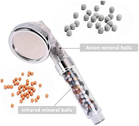 NATTCO High Pressure Handheld Shower Head with Anion Filter
