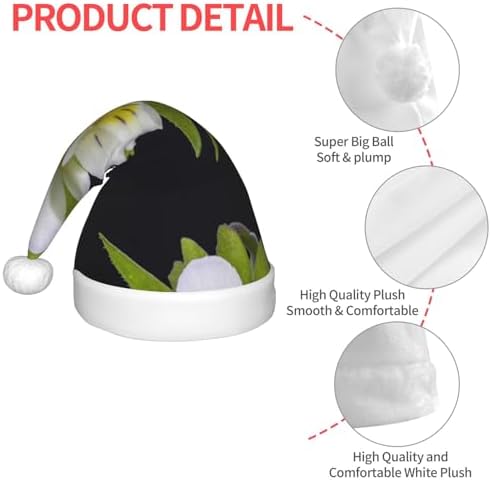 Field Pansy Santa Hat for Kids Baby Christmas Hat