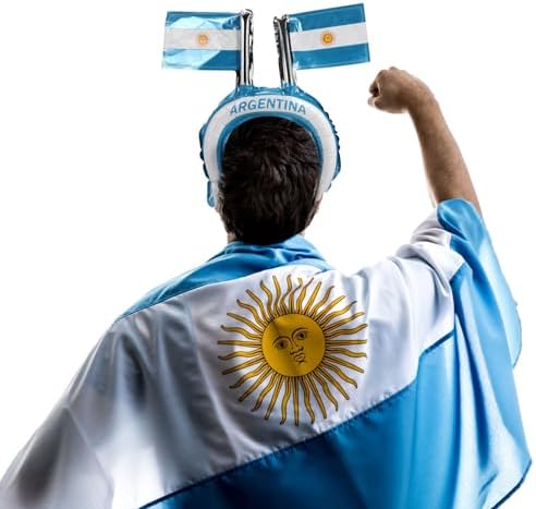 BESPORTBLE 20pcs Flag Design Headbands for Soccer Parties
