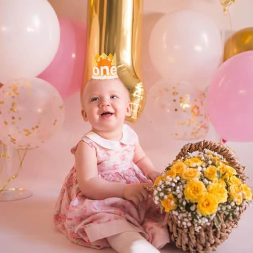 1st Birthday Boho Sunshine Baby Crown Hat