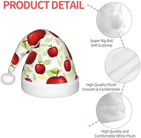 Salelf Fruit Apples Santa Hat for Kids
