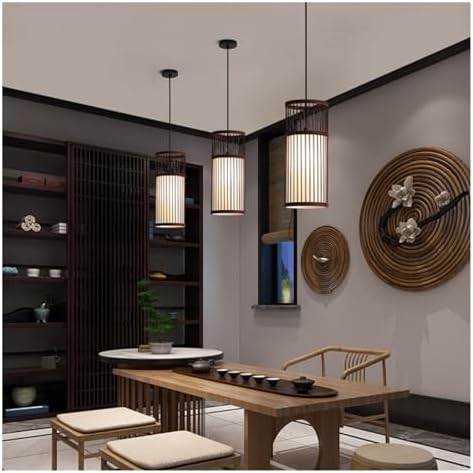 Modern Hand Woven Chandelier Pendant Light for Bedroom and Dining