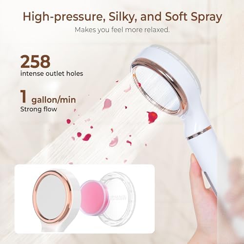 Waterdrop Vitamin C Serum Replacement for SF02-SL and SF02-SR Handheld Shower Heads Rose Flavor 3 Pack