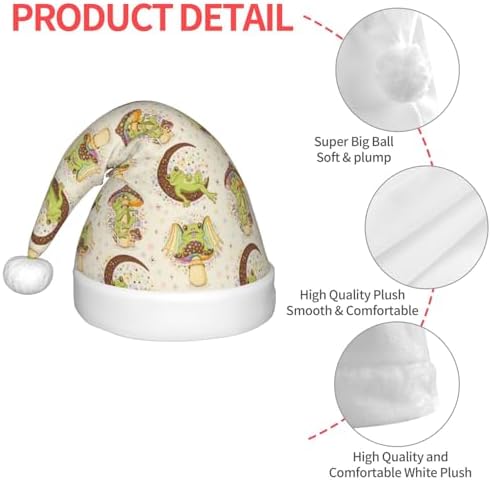 Frogs Santa Hat for Kids Baby Christmas Headwear