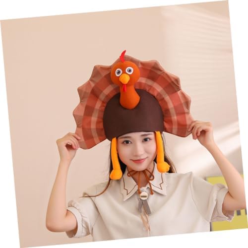 Operitacx Thanksgiving Turkey Hat for Parties and Costume Events