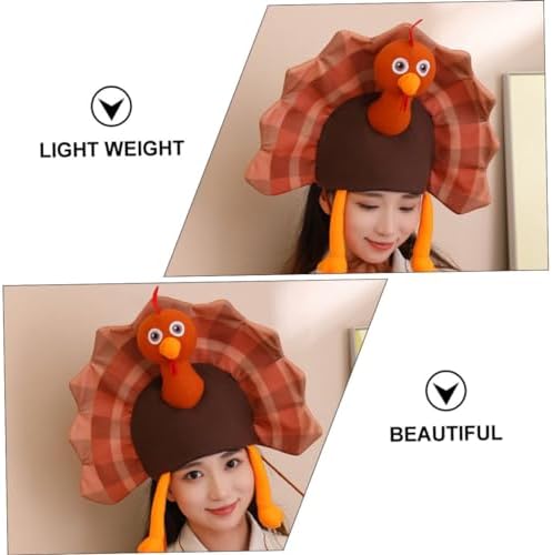 Operitacx Thanksgiving Turkey Hat for Parties and Costume Events