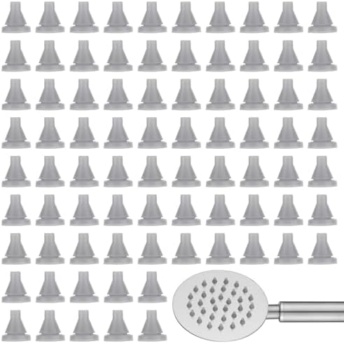80Pcs Silicone Nozzles for Showerhead Replacement