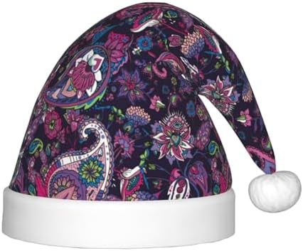 Traditional Oriental Paisley Santa Hat for Kids