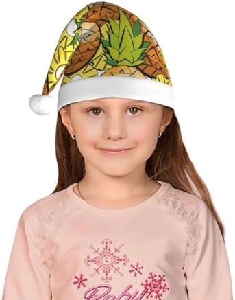 Tropical Summer Fruit Santa Hat for Kids