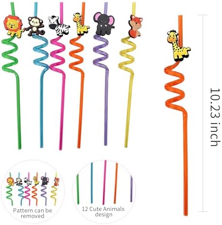 84 Pcs Jungle Animal Theme Party Favors Set