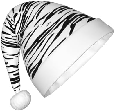 Wavy Lines Stripes Santa Hat for Kids Baby Christmas Hat