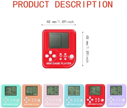 DOEA 24Pcs Video Game Keychain Party Favors