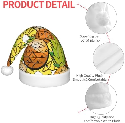Tropical Summer Fruit Santa Hat for Kids
