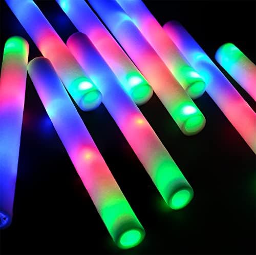 150 Pcs LED Foam Glow Sticks for Parties and Events