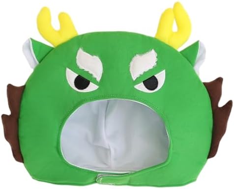 New Year Chinese Dragon Plush Head Cover for Costume Parties