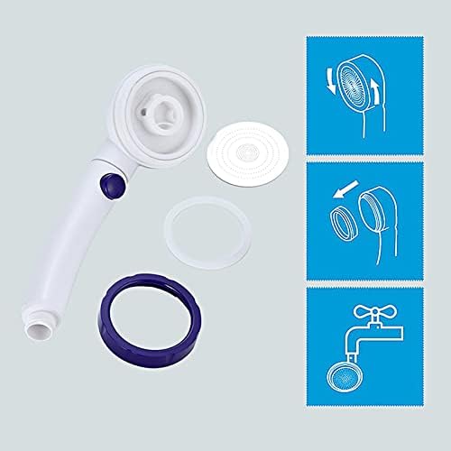 KAIYING High Pressure Handheld Shower Head with ONOFF Pause Switch and 3 Spray Modes