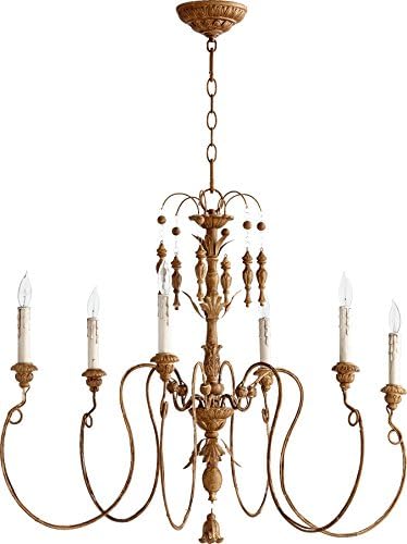 Quorum International Salento 6 Light 32 Inch Chandelier
