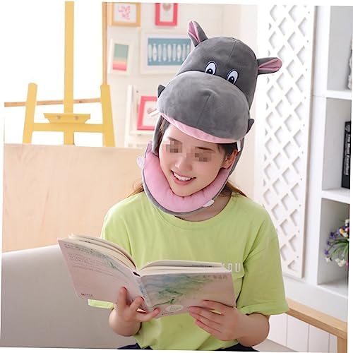 Totority Hippo Cartoon Hat Unique Funny Headwear