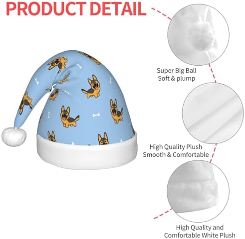 Cute Puppy Santa Hat for Kids Baby Christmas Hat