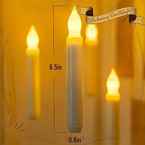 Homemory 12PCS Battery Operated Flameless LED Candles