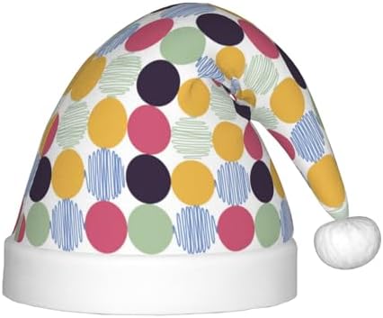 Polka Dot Santa Hat for Kids Christmas Party