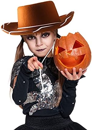 4 Pack Kids Cowboy Hats for Western Party