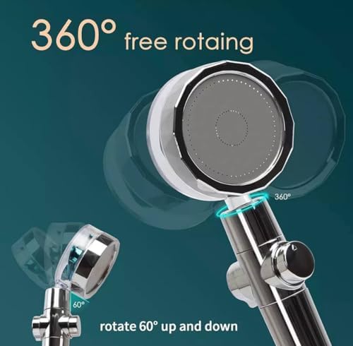 360 Degree Rotation High Pressure Handheld Showerhead