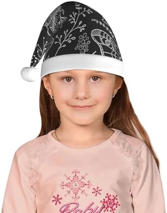 Dead Head Butterfly Santa Hat for Kids