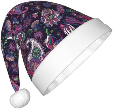 Traditional Oriental Paisley Santa Hat for Kids