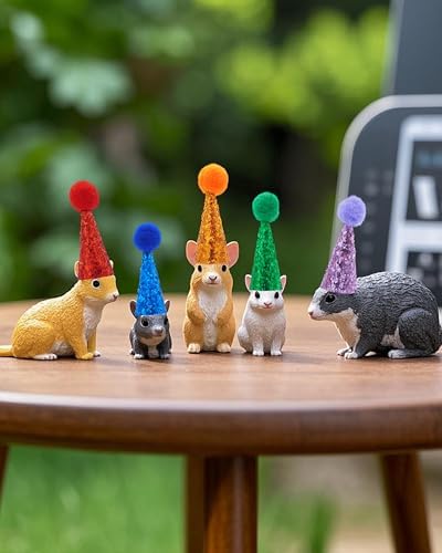 PET SHOW Mini Party Hats for Dolls and Toys
