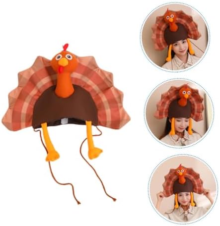 Operitacx Thanksgiving Turkey Hat for Parties and Costume Events