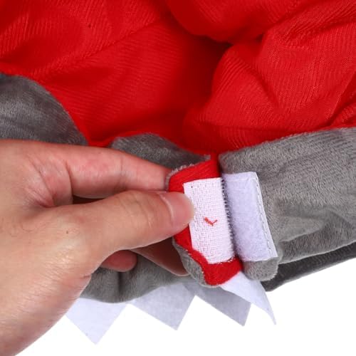 SAFIGLE Grey Plush Shark Hat for Kids