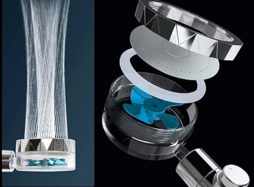 360 Degree Rotation High Pressure Handheld Showerhead