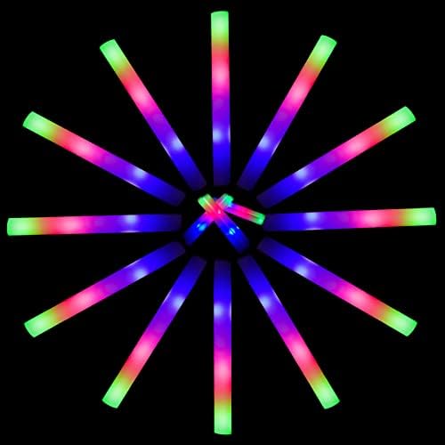 Glow Sticks Bulk 150 Pcs - 3 Modes Colorful Flashing Party Supplies