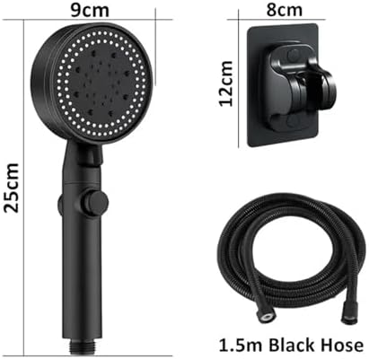 NATTCO 5 Mode Adjustable High Pressure Handheld Showerhead
