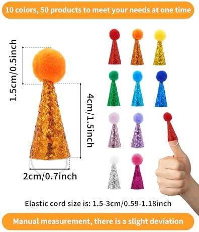 PET SHOW Mini Party Hats for Dolls and Toys
