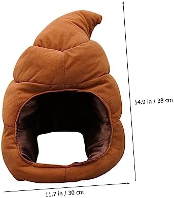 Didiseaon Funny Carnival Poop Hat for Adults