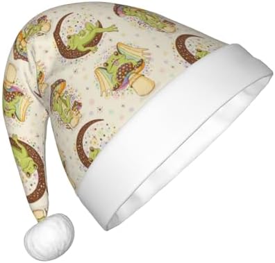 Frogs Santa Hat for Kids Baby Christmas Headwear
