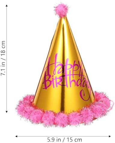 LUOZZY 8pcs Birthday Caps for Kids Girls