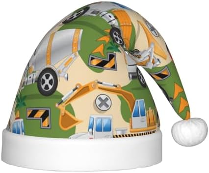 Construction Machinery Santa Hat for Kids Christmas Headwear