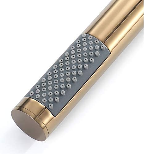 Round Brass Hand Shower with Rose Gold Finish
