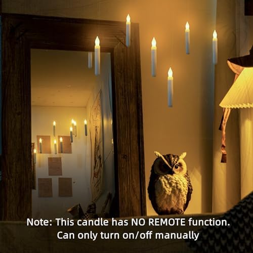 Homemory 12PCS Battery Operated Flameless LED Candles