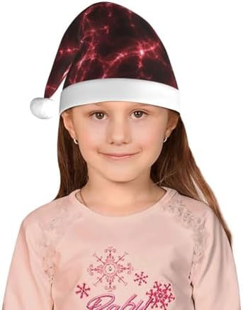 Red Line Santa Hat for Kids Baby Christmas Hat