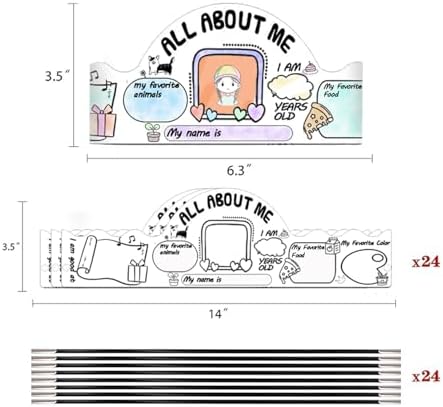 Remarkabel All About Me Crowns Craft Kit for Kids
