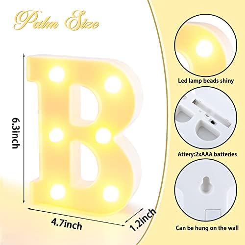 Bride to Be LED Light Set - 9 Piece Letter Decor