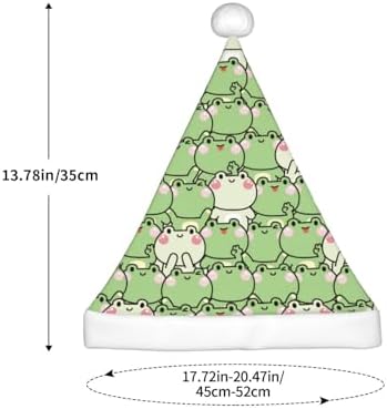 Cute Frogs Santa Hat for Kids Christmas Party Headwear